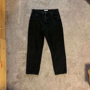 stradivarius black jeans